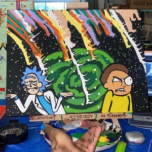 Vibrant Abstract Home Art Canvas